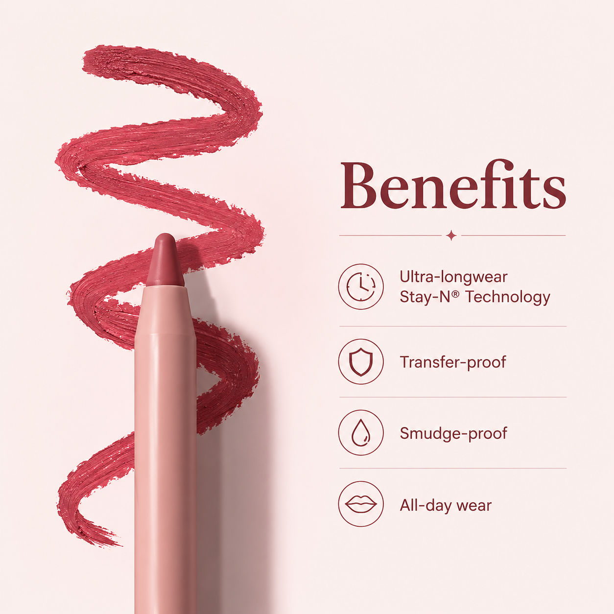Peel-Off Lip Liner Stain Waterproof Long-Lasting Lip Tint 3.5 ml