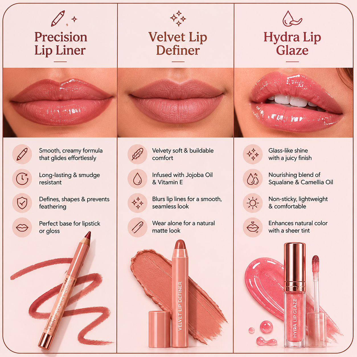 Peel-Off Lip Liner Stain Waterproof Long-Lasting Lip Tint 3.5 ml