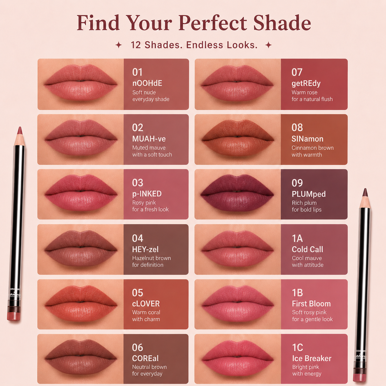 Peel-Off Lip Liner Stain Waterproof Long-Lasting Lip Tint 3.5 ml