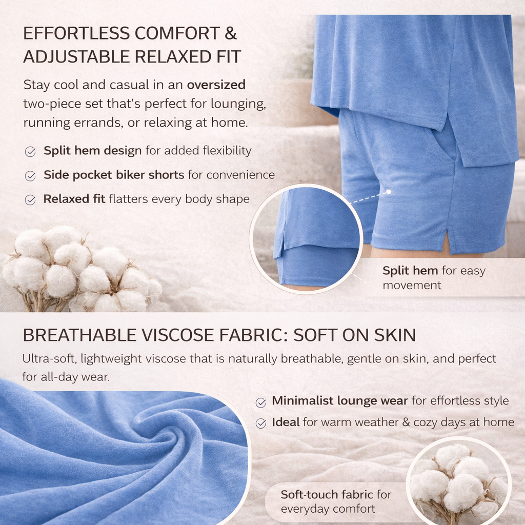 Relora - Two Piece Set For Women Summer Casual